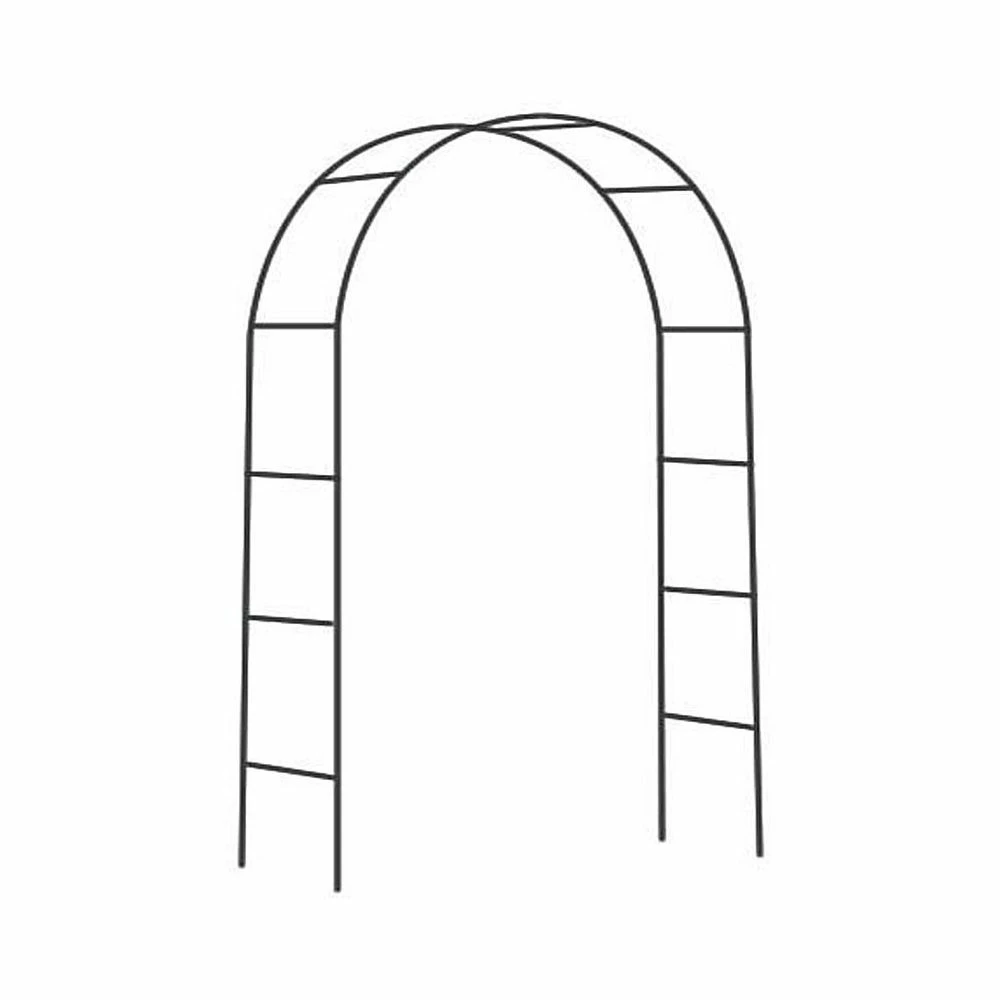 Arche Déco En Fer Noir Atea Gardman - Structure De Soutien Pour Plantes Grimpant 1 Arche Déco En Fer Noir Atea Gardman - Structure De Soutien Pour Plantes Grimpant