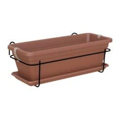 - Kit Balcon Jardiniere Venezia 50cm Terre Cuite 50 X 19,5 X H16,3 Cm - 1,14l