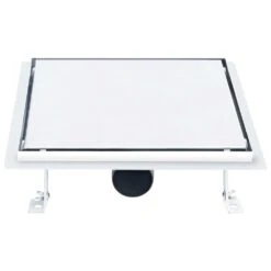 VIDAXL Drain De Douche Avec Couvercle 2 En 1 28x28 Cm Acier Inoxydable -AONA Gardena Magasin 645d59e3ea8950.69256407