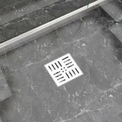 VIDAXL Drain De Douche 15x15 Cm Acier Inoxydable -AONA Gardena Magasin 645d59f37dc792.24381417