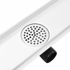 VIDAXL Drain De Douche Avec Couvercle 2 En 1 83x14 Cm Acier Inoxydable -AONA Gardena Magasin 645d59f663f521.90747793