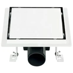 VIDAXL Drain De Douche Avec Couvercle 2 En 1 18x18 Cm Acier Inoxydable 10 VIDAXL Drain De Douche Avec Couvercle 2 En 1 18x18 Cm Acier Inoxydable -AONA Gardena Magasin 645d59fc324f60.99438903