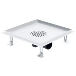 VIDAXL Drain De Douche 28x28 Cm Acier Inoxydable -AONA Gardena Magasin 645d5a042b4ab8.72437958