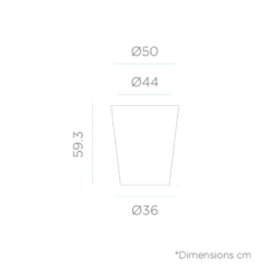 Pot De Fleurs Gerbera ø50x59,5cm - Bronze -AONA Gardena Magasin 6478c7f8795ad1.12709048