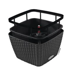 LECHUZA Jardinière Bacino Cottage All-in-one 30x30 Cm Noir Graphite 12 LECHUZA Jardinière Bacino Cottage All-in-one 30x30 Cm Noir Graphite -AONA Gardena Magasin 6479895b664872.76464178