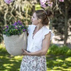 Pot à Fleurs Waste Rib 43x41 Cm Beige Terrazzo 11 Pot à Fleurs Waste Rib 43x41 Cm Beige Terrazzo -AONA Gardena Magasin 6479895e68a6b6.76770283