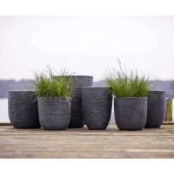 Pot à Fleurs Waste Rib 46x58 Cm Gris -AONA Gardena Magasin 64798960172b66.85670356