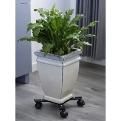 Nature Support Roulant Réglable Pour Plantes 4 Bras Métal Noir -AONA Gardena Magasin 64798cbe888483.59511205