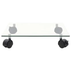 VIDAXL Supports Roulants à Plantes 4 Pcs 35x35 Cm Carré Verre Trempé -AONA Gardena Magasin 64798cbfe67974.47927884